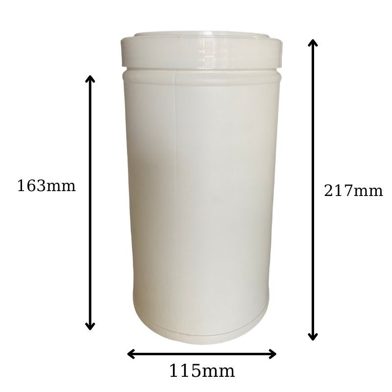 กระปุกพลาสติก HDPE 700gr (1200ml)
