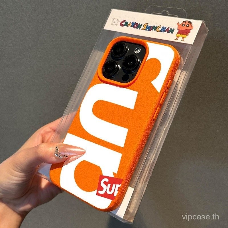เคสโทรศัพท์ SUP ลายลิ้นจี่สีขาวลายกราฟฟิตี้ เข้ากันได้กับ iPhone 14 Pro Max 15 Pro Max 14 15 16 Pro Max 13 Pro Max 12 Pro Max 11 Pro Max 13 12 11 เคสป้องกันกันกระแทกแบบด้าน