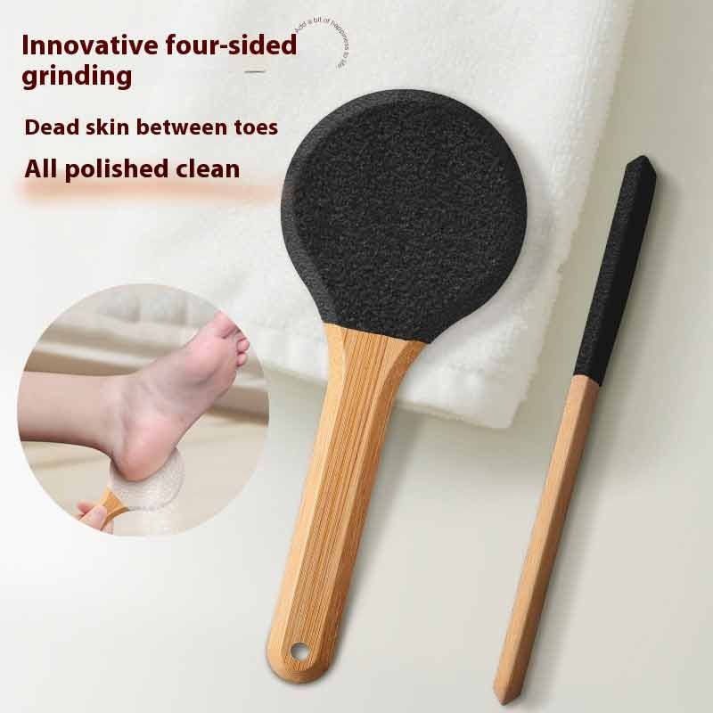 พื้นผิวบดขนาดใหญ่ 4 ด้าน Rub Foot Board Exfoliating Kit Exfoliating ผิวหินภูเขาไฟแคลลัสส้น Peeling เท้าผิว Sander Pedicure เท้าเครื่องบด