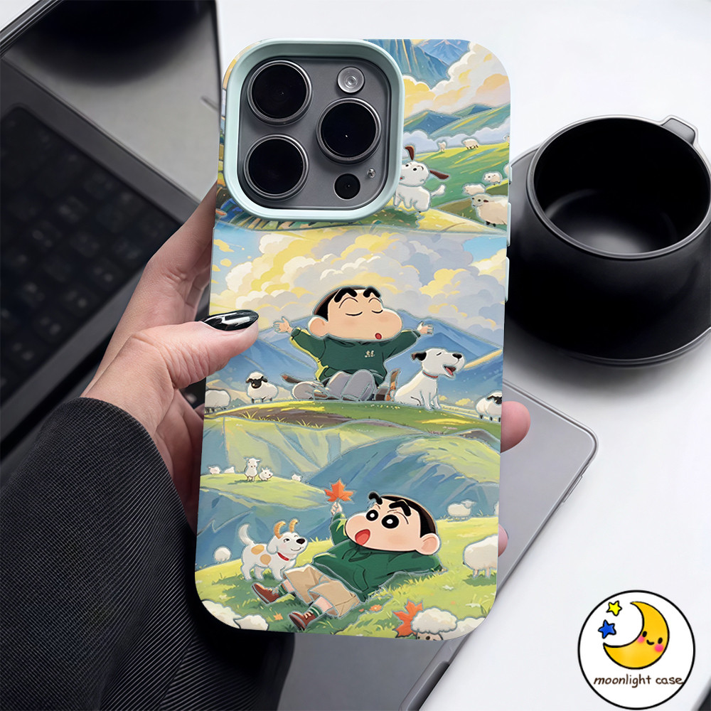 🎗 GOOD 🎗 เคสเหมือนเปลือกลิ้นจี่ การ์ตูนเด็กน้อย การ์ตูน น่ารัก รักษา สําหรับIPhone16 15 14 13 7 8plus Pro Promax XR XS - รูปที่ 3