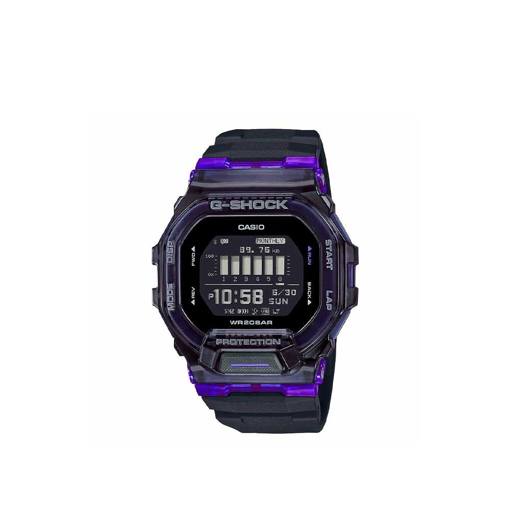 CASIO นาฬิกาข้อมือผู้ชาย G-SHOCK YOUTH รุ่น GBD-200SM-1A6DR วัสดุเรซิ่น สีม่วง