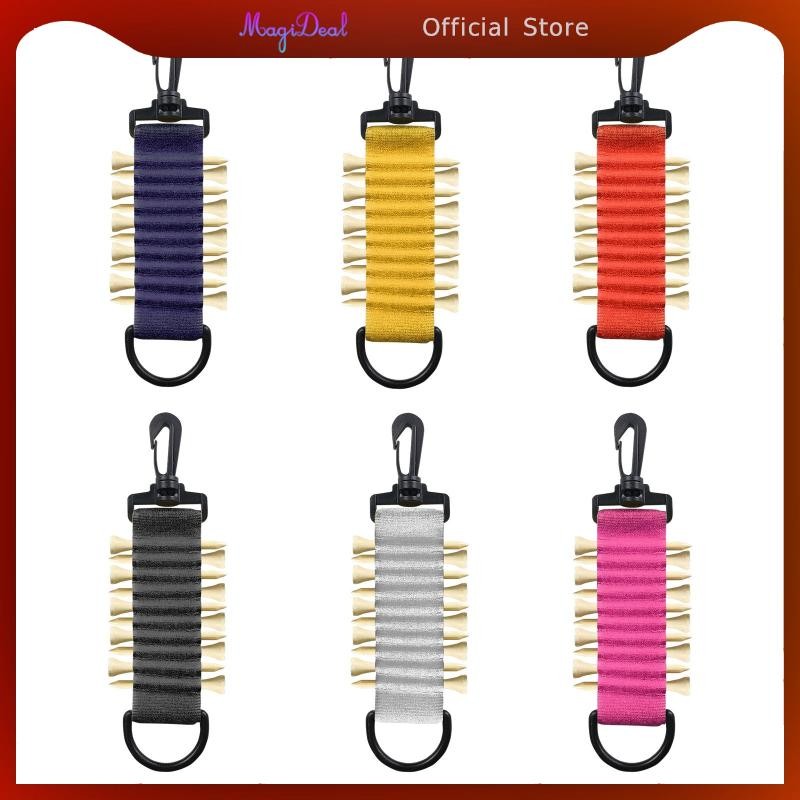 MagiDeal Golf Tee Holder 10 Golf Tees Golf Tees Storage Golf Tee Carrier สําหรับ Putting