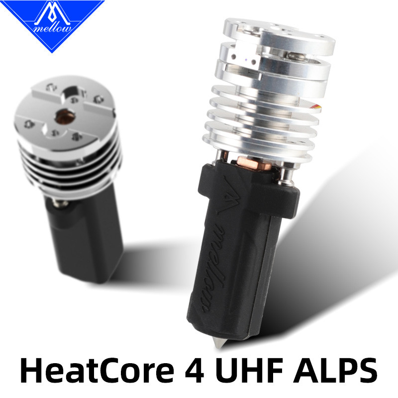 Mellow HeatCore 4 UHF ALPS Hotend สมาร์ท Leveling สําหรับ Voron Blv Vzbot Hevort DIY 3D เครื่องพิมพ์ High Flow และความเร็วสูง