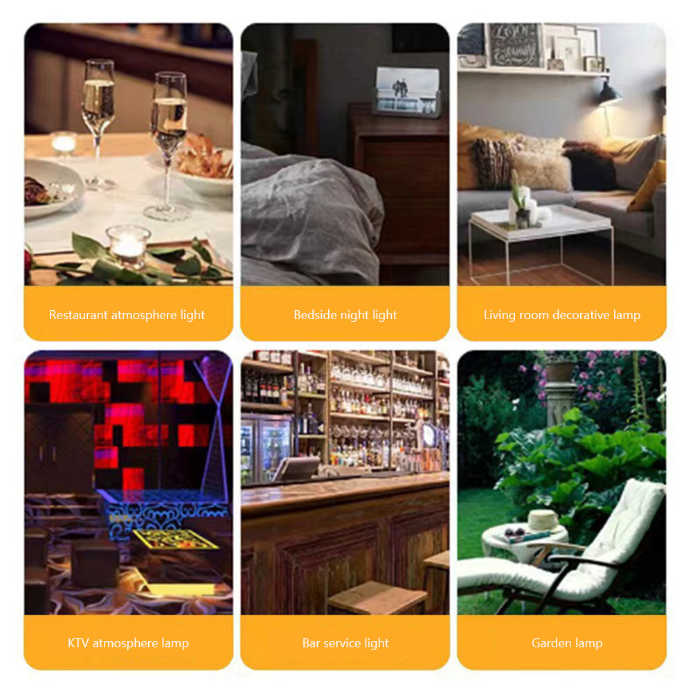 โคมไฟตั้งโต๊ะคริสตัล 3 สี LED หรี่แสงได้โคมไฟตั้งโต๊ะแบบสัมผัสตกแต่งบาร์ (C) - รูปที่ 3