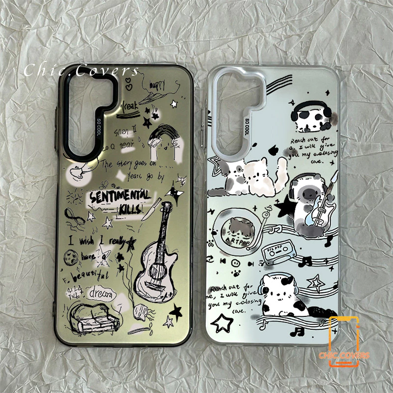 สำหรับ Samsung A54 A55 A23 A05s A02s A15 A25 A12 A03 A02s A05 A06 A14 M12 A30s ลูกแมวแฟชั่นโทรศัพท์ซัมซุง A04s A50 A50s