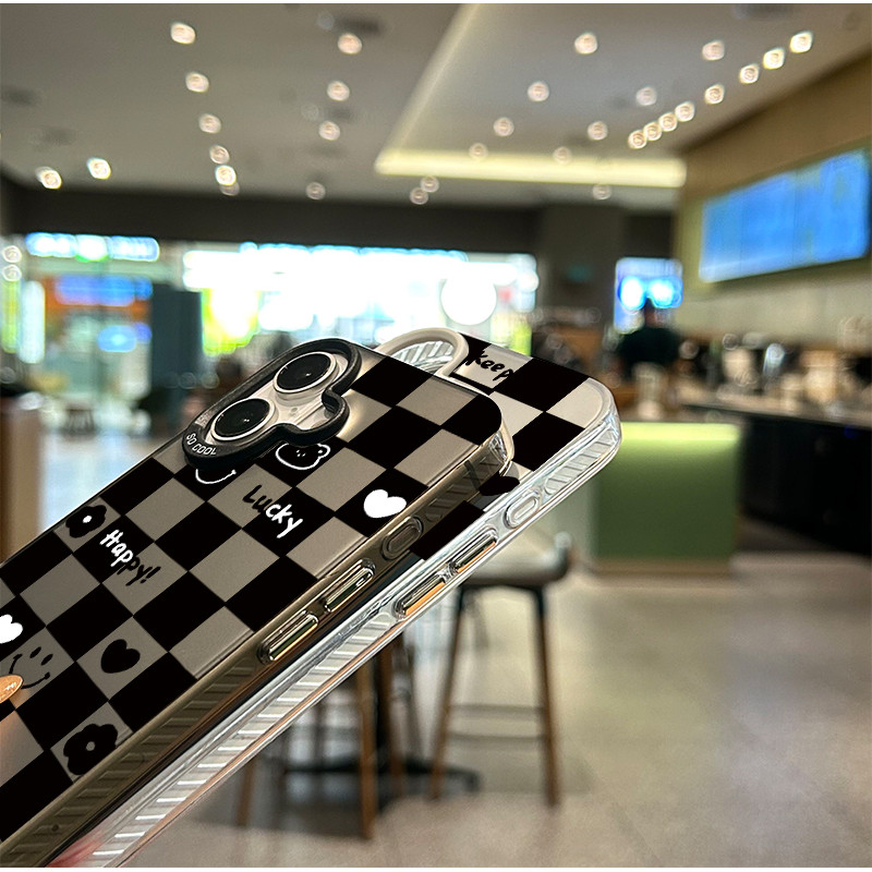 สำหรับ Vivo Y200 Y20 Y20s Y12s Y12A Y17 Y12 Y15 Y11 Y12i Y15A  หมีน้อยสีดำและสีขาวโทรศัพท์วิโว่ V40 V40PRO Y18 Y18s Y18E - รูปที่ 7