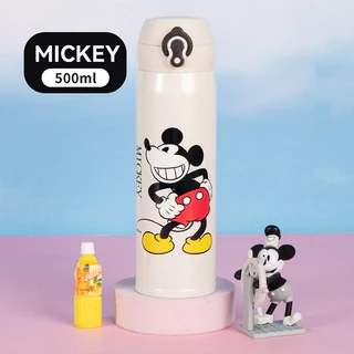 Disney กระติกน้ำเด็กเก็บอุณหภูมิ ขวดน้ำสแตนเลส 316 Vacuum Bottle 500ml รุ่น HM3490