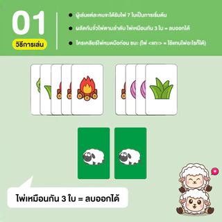 ปริศนาเกมยกแกะ การ์ดบอร์ด เกมกระดานสำหรับใช้ในครอบครัวและปาร์ตี้ เกมไพ่เล่นสบาย ๆ 240 แผ่น/360 แผ่น