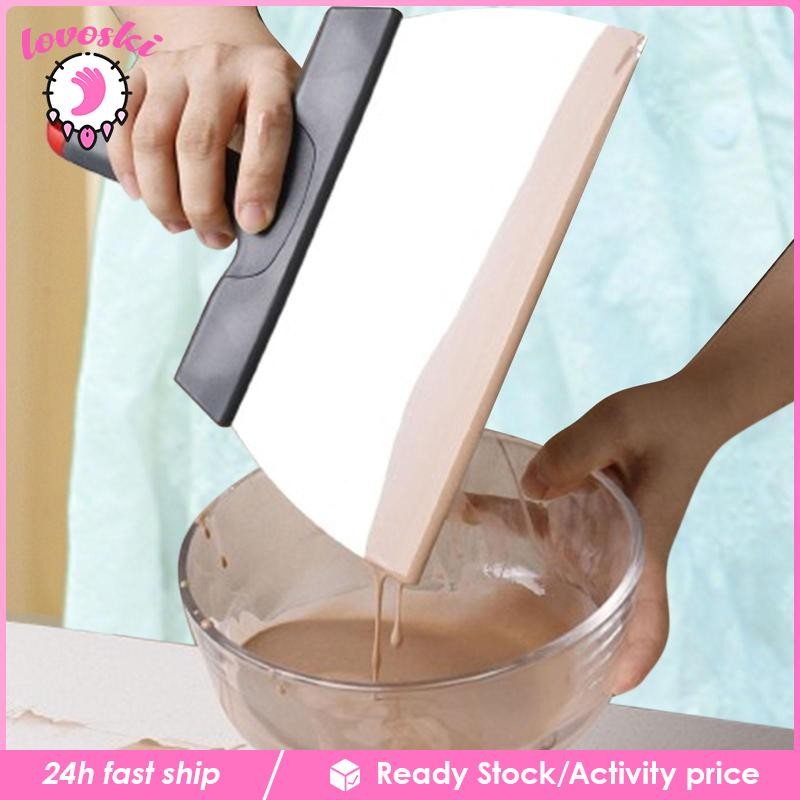 [Lovoski] ไม้พายช็อคโกแลตเค้ก Server Mover Scraper Baking Spatula เครื่องมือสําหรับ Pastry - รูปที่ 3