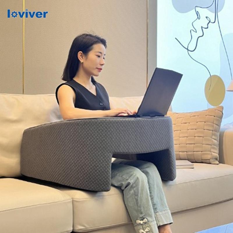 [Loviver] หมอนอ่านหนังสือโต๊ะ Lap ของขวัญบ้านสบายพร้อมกระเป๋าเก็บสําหรับการทํางานหนังสือคนรักการเล่นเกมเล่นเกมเล่นเกมเพื่อนครอบครัว