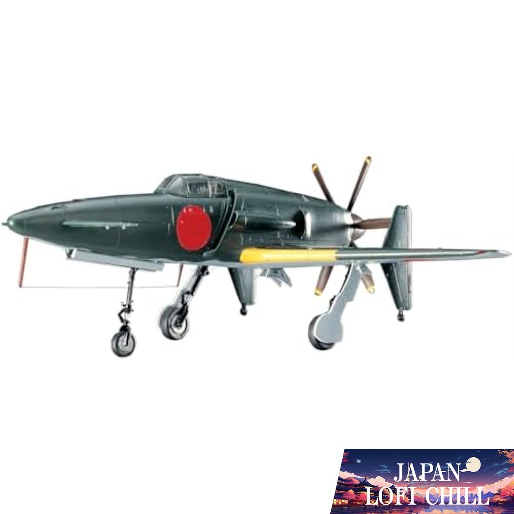 Hasegawa 1/72 J7W1 Shinden WWII Japanese Experimental Fighter Kit โมเดลเครื่องบินรบญี่ปุ่นแบบมีปีกหน