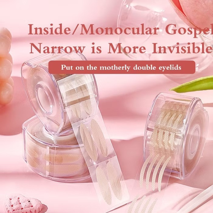 shiny.girl: เทปสติกเกอร์ไฟเบอร์ ติดเปลือกตาสองชั้น มีกาวในตัว สําหรับทําตาสองชั้น "EM377"