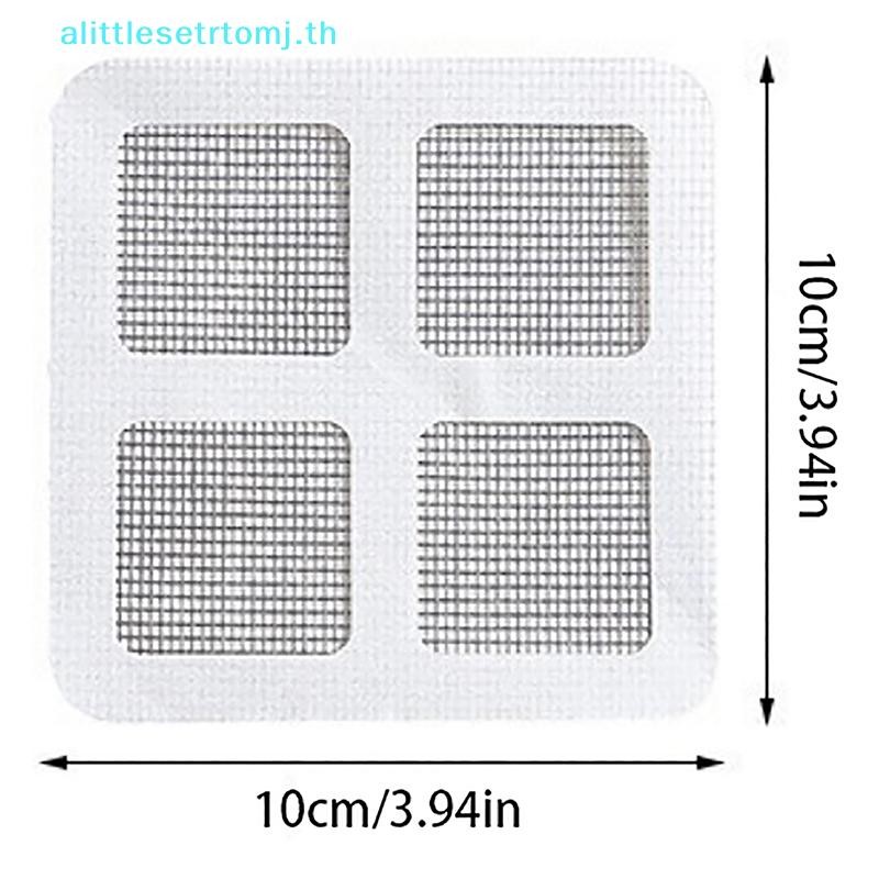 Alittlese 1/10 ชิ้นทิ้งชั้นท่อระบายน้ําสติกเกอร์ห้องอาบน้ําท่อระบายน้ําผม Catcher ฝาครอบอ่างล้างจานกรองผมกรองตาข่ายสติกเกอร์ TH - รูปที่ 3