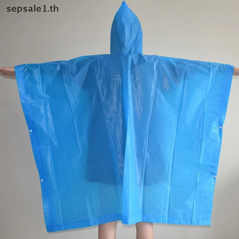 เสื้อกันฝนแขนยาวมีฮู้ด สำหรับขี่มอเตอร์ไซค์ เดินป่า และท่องเที่ยว thumbnail 9