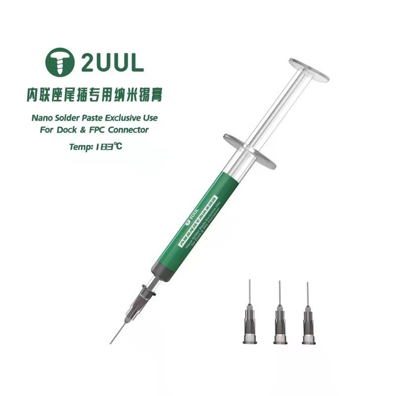 ตะกั่วเหลว 2UUL-SC99 183°C – Solder Paste สำหรับงานซ่อมมือถือและอิเล็กทรอนิกส์