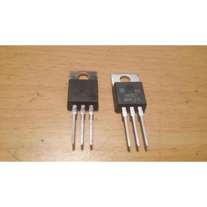 Part IC Regulator MC7815 MC 7815 และ MC7915 MC 7915 (ติดตั้ง) Motorola ON อุปกรณ์ไฟฟ้า
