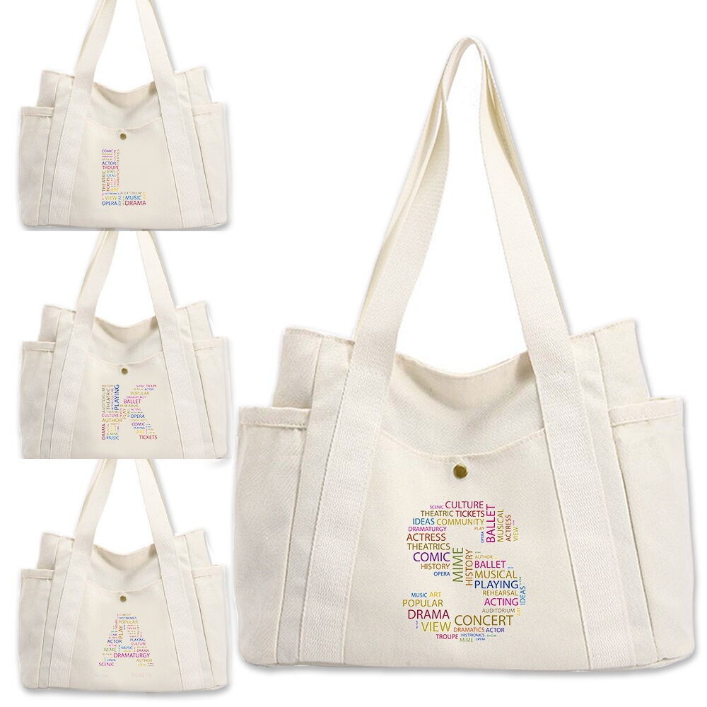 ของขวัญวันเกิดมัดใจ! กระเป๋า Tote ผ้าหนา ซิปเบา มาพร้อมข้อความดีไซน์เฉพาะ ขายเป็นชุดหลายใบ