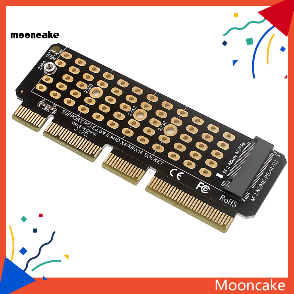 ขนมไหว้พระจันทร์| การ์ดอะแดปเตอร์สําหรับ Nvme M.2 Ssd การ์ดอะแดปเตอร์ Nvme ความเร็วสูงสําหรับ Pcie4.