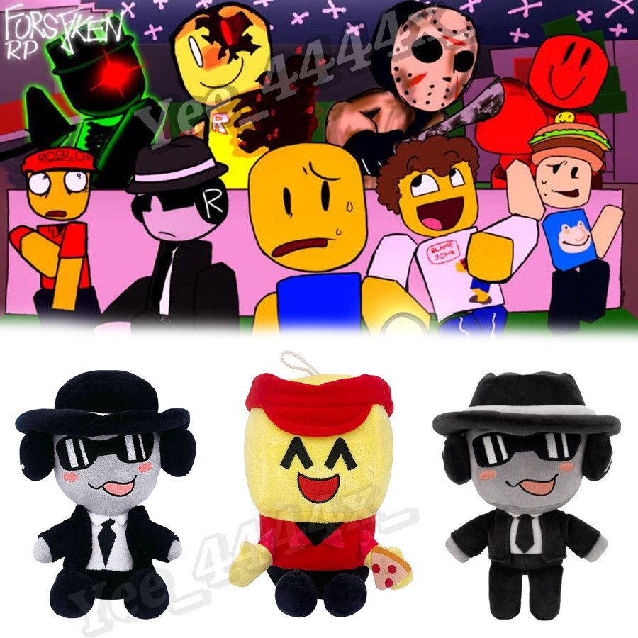 Forsaken Elliot ของเล่นตุ๊กตาวิดีโอเกมตัวอักษร Elliot และ Chance ตุ๊กตาตุ๊กตา Cuddly สะสม Hugger ตุ๊