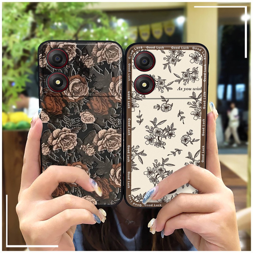 ฝาหลัง เคสโทรศัพท์ทนสิ่งสกปรกสําหรับ ZTE Blade A34 กันน้ํา Anti-knock ป้องกันทนทาน TPU ออกแบบแฟชั่น 