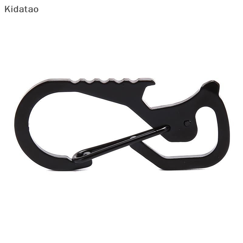 Kidatao 1 ชิ้นกลางแจ้งที่มีประโยชน์สแตนเลสหัวเข็มขัด Carabiner พวงกุญแจพวงกุญแจแหวนคลิปตะขอใหม่ ราคา ถูกที่สุด ดีลบีเคเค แกลเลอรีภาพที่ 7