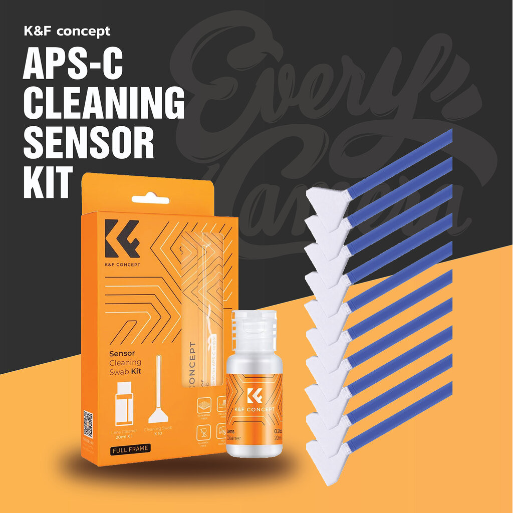K&F CONCEPT 16mm APS-C SENSOR CLEANING SWAB KIT ชุดทำความสะอาดเซ็นเซอร์ ไม้ปาด
