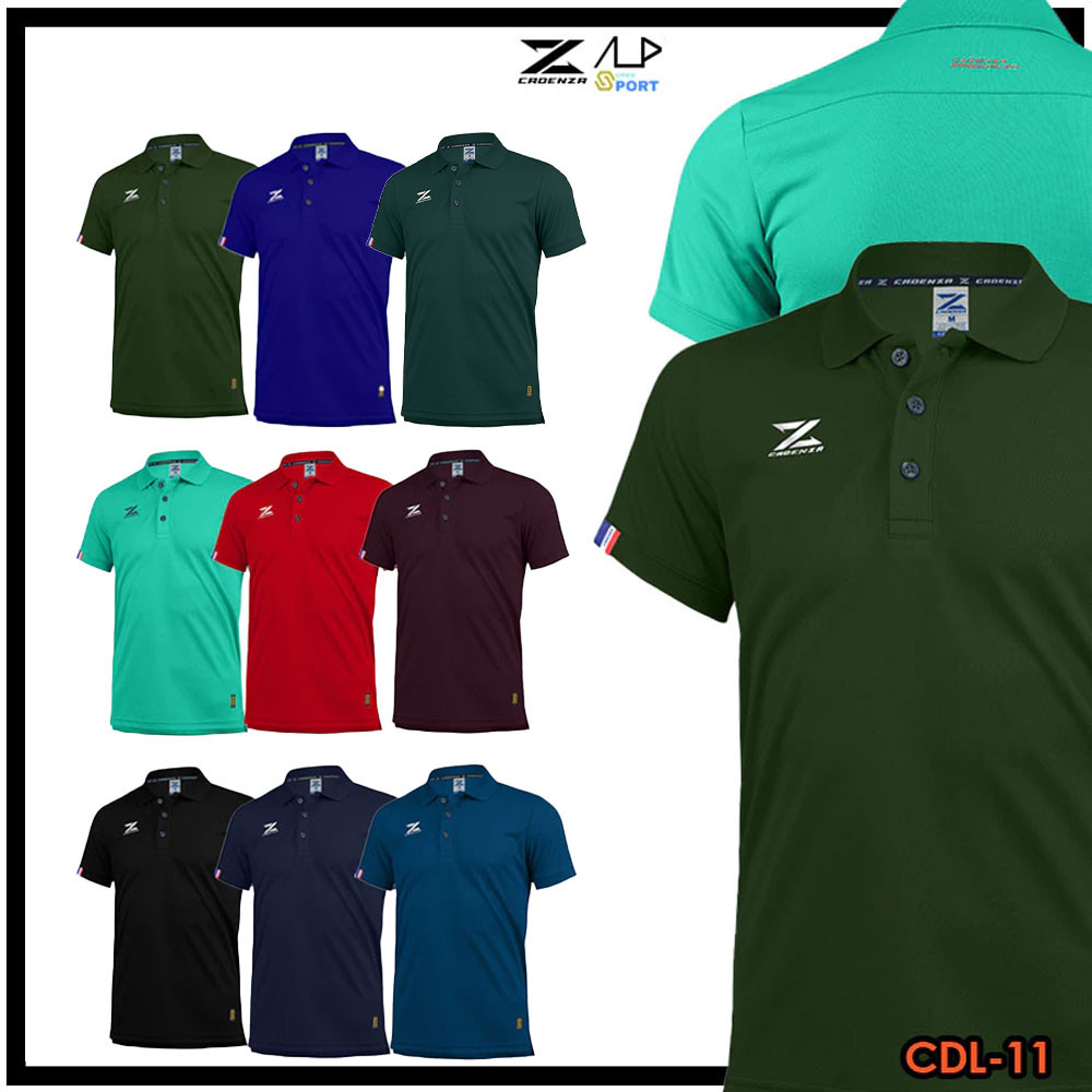 ลดโหดสูงสุด 1,000 บาท เสื้อโปโลคอปกผู้ชาย CADENZA (คาเดนซ่า) รุ่น CDL-11 MENS 1 แท้100%