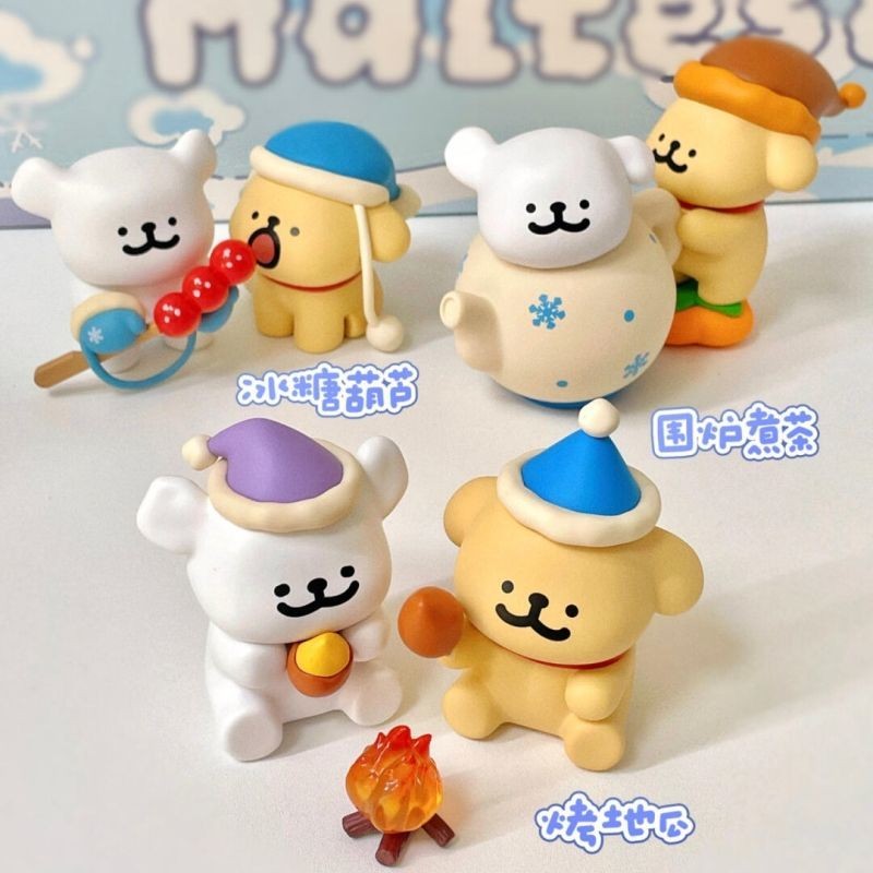【8.8.Shop] matese Line Puppy Mystery Box Hug Warm Series Mystery Box ของแท้มีจําหน่าย