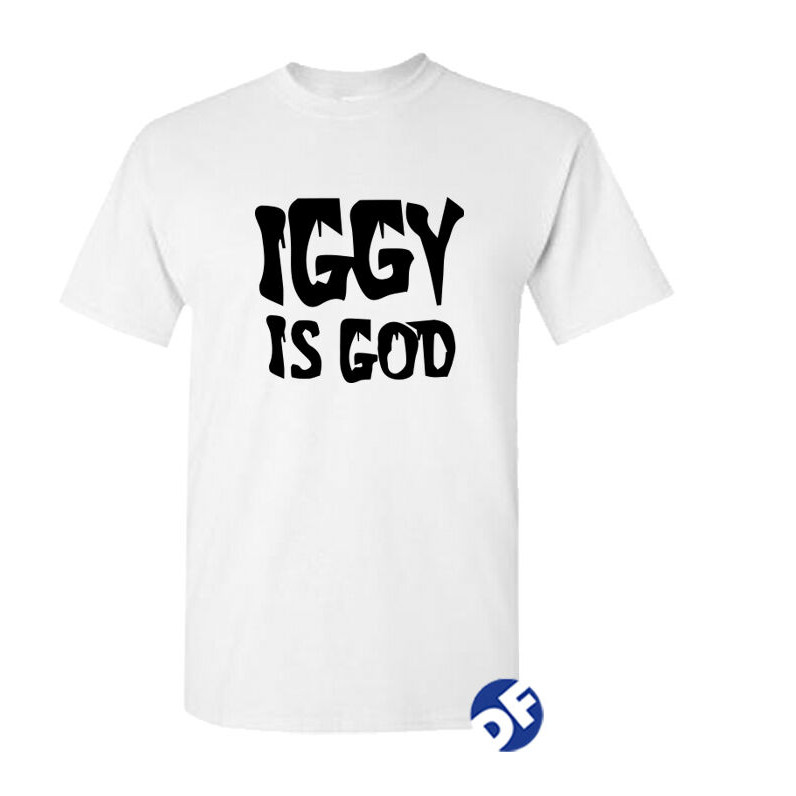 Iggy Is God – Iggy Pop Tshirt Iggy Pop โลโก้ดีไซน์ไม่ซ้ําใคร