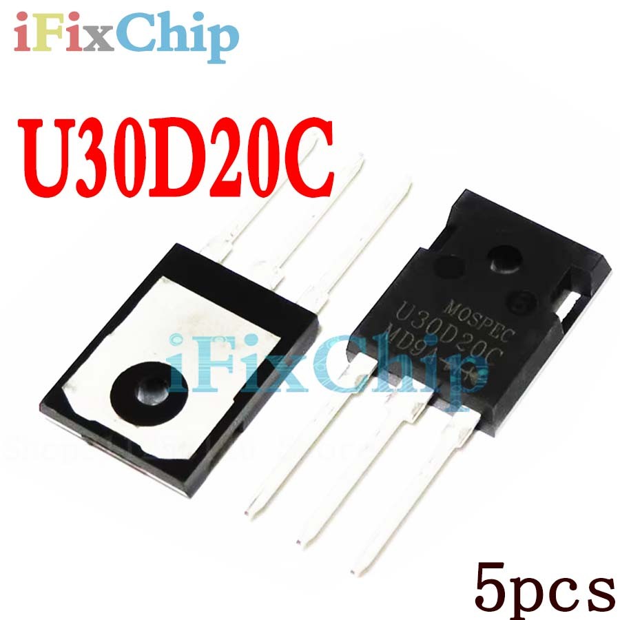 5 ชิ้นแบรนด์ใหม่ U30D20C TO-3P U30D20 30D20 MOSPEC