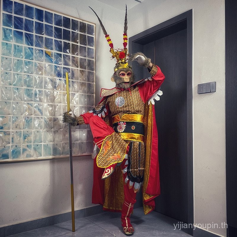 เสื้อผ้า Monkey King Performance Beauty King Performance Clothes Destiny Man Cos Mask
