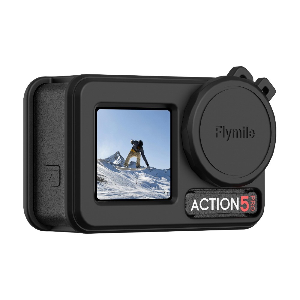 กล้องกีฬาฝาครอบป้องกันสําหรับ DJI Osmo Action 5 Pro ฝาครอบซิลิโคนเลนส์กล้องกีฬา Anti Drop กรณีฝาครอบป้องกัน Osmo Action 5 Pro อุปกรณ์เสริม