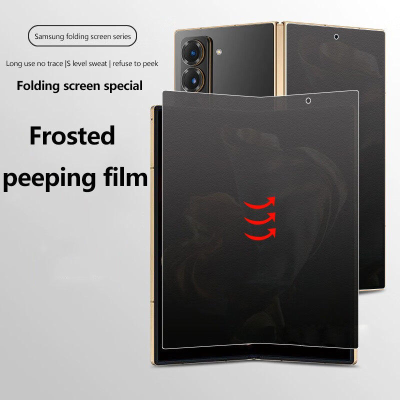 SAMSUNG ฟิล์มไฮโดรเจลความเป็นส่วนตัวสําหรับSamsung Galaxy Zพับ7 W25 SEพิเศษ6 Slim 6 5 4 3 5G Anti-Gl