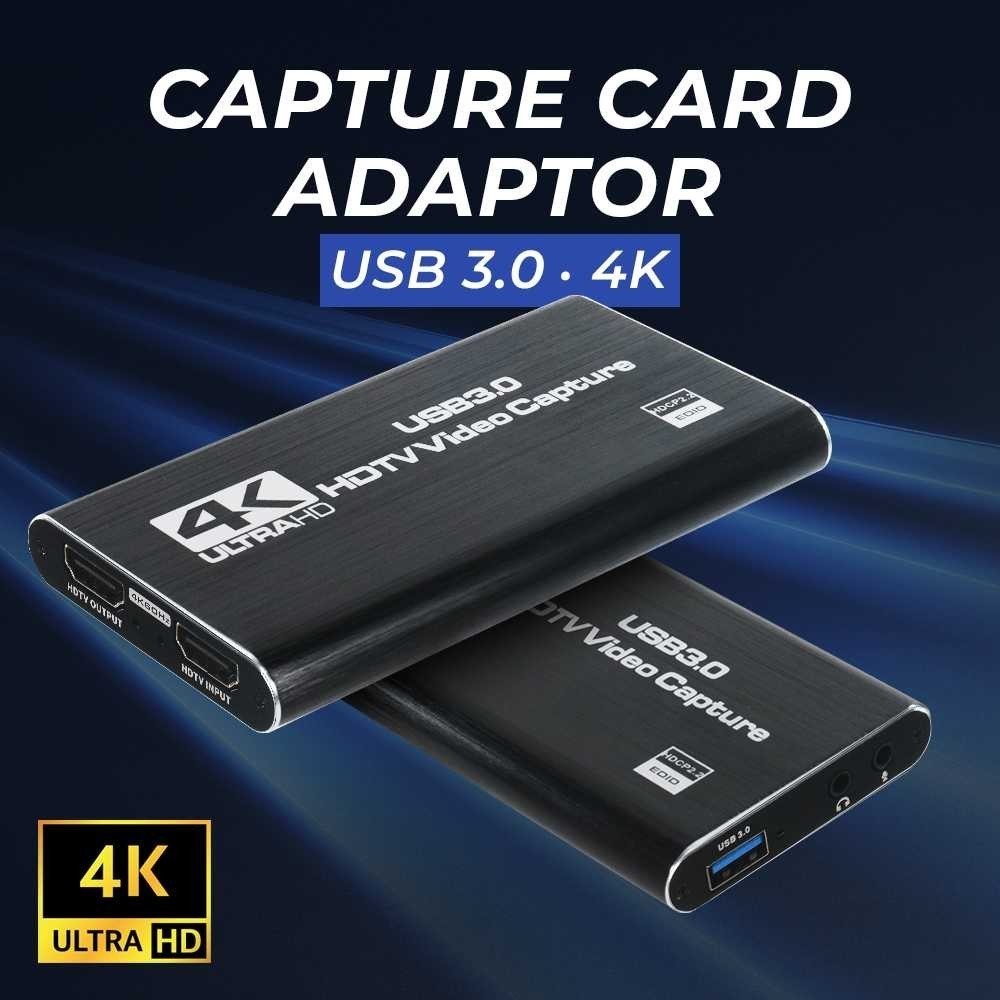 ALLOYSEED HDMI Video Capture Card Adapter กล่องบันทึก USB3.0 4K HDTV - RU900- [[ ZENIX ]