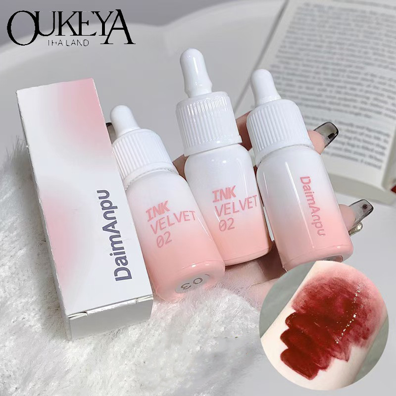OUKEYA ฟิล์มกระจกใส เคลือบริมฝีปาก ติดทนนาน ไม่จางง่าย สําหรับผู้หญิง