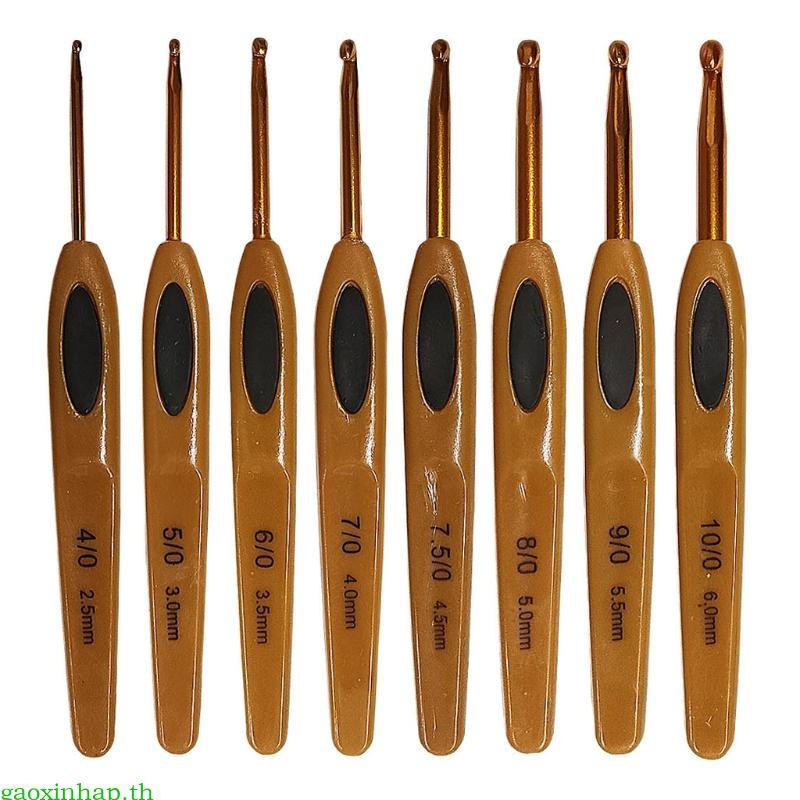 Gaoxinhap เส้นด้ายตะขอสานเสื้อกันหนาวเย็บเครื่องมือถักโครเชต์ตะขอทําด้วยมือ