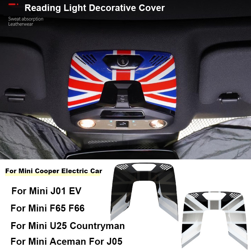 สําหรับ Mini Cooper J01 J05 F65 F66 U25 2024 2025 สําหรับรถยนต์ไฟฟ้าอ่านหนังสือกรอบสติกเกอร์ตกแต่งอุ