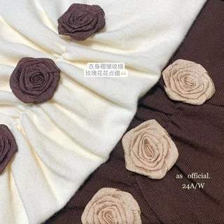 MIMI&DIDI#สเวตเตอร์คริสต์มาสแฟชั่น เสื้อไหมพรมแขนยาวสวยหรู ฤดูใบไม้ร่วงและฤดูหนาว คอวี สำหรับผู้หญิง#X032