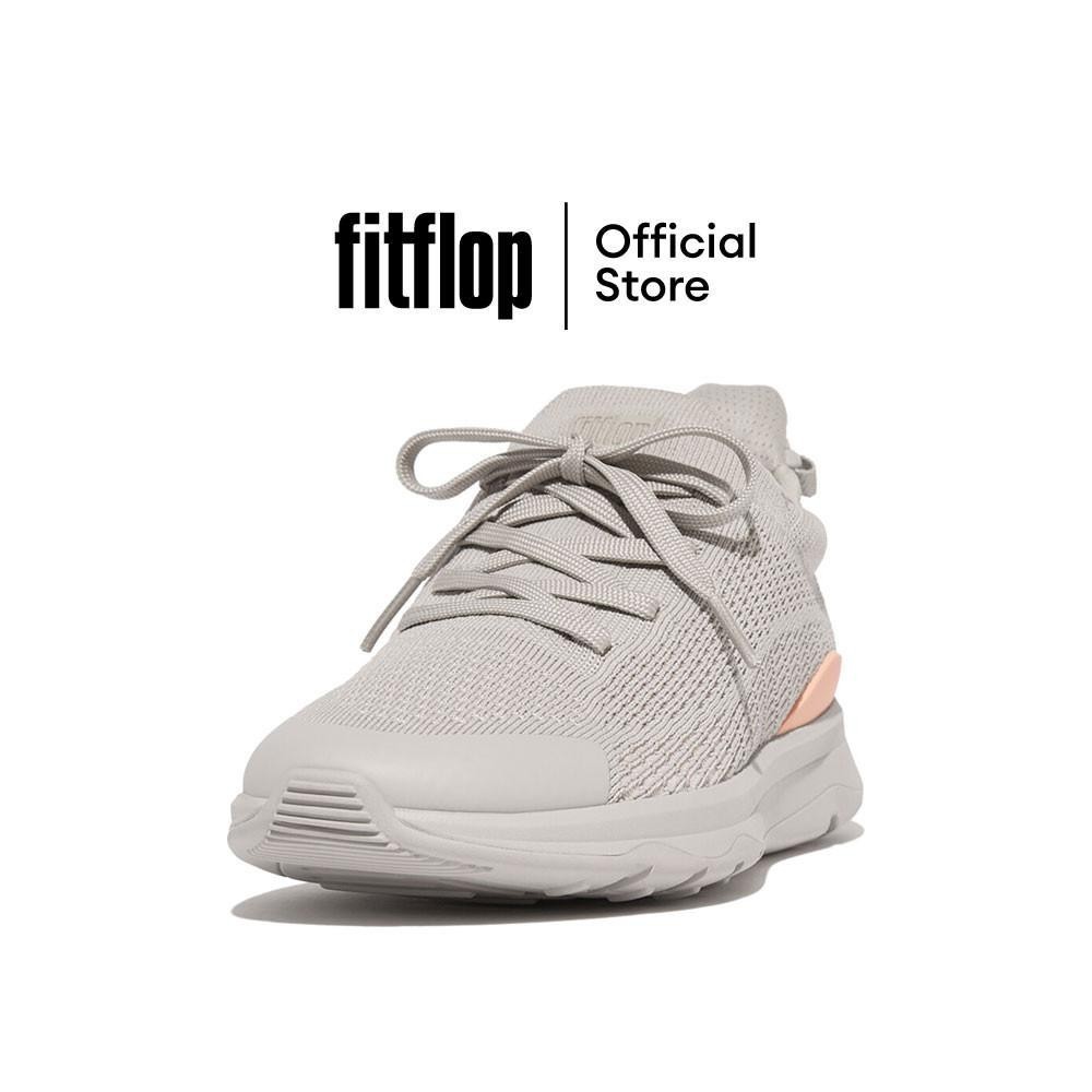 FITFLOP VITAMIN FFX KNIT รองเท้าผ้าใบผู้หญิง รุ่น HV3-B35 สี CLAY GREY BLUSHY
