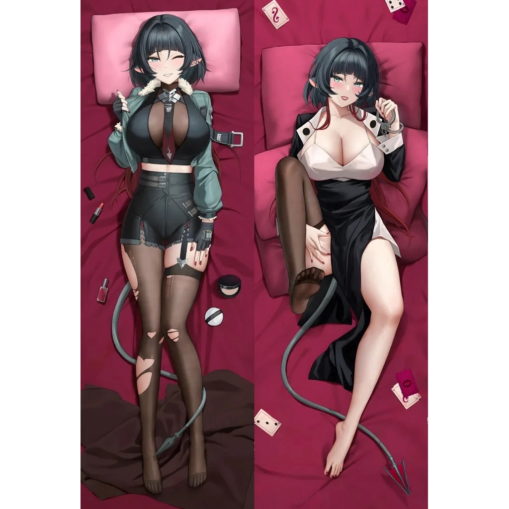 Zzz อะนิเมะเกม Zenless Zone Zero Jane Doe คอสเพลย์ Dakimakura หมอนกอด Prop