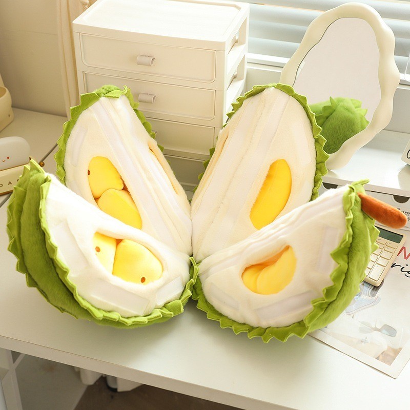 ตุ๊กตาทุเรียน ที่ถอดออกได้ทุเรียน ของเล่นตุ๊กตา สามารถใช้เป็นหมอนหนุน ของขวัญ - รูปที่ 5