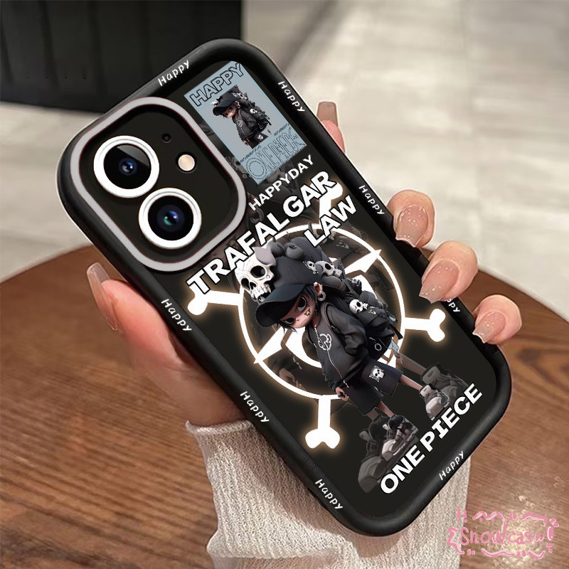 เคส OPPO A16 A38 A18 A54 A15 A12 A17 A78 A57 A5 A53 A17K A58 A77 A7 A5s A16K Reno 5F 4 8T อนิเมะอินเทรนด์หนึ่งชิ้นกฎหมร์