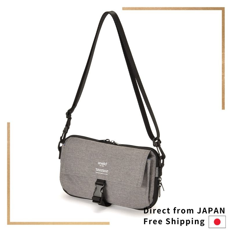 [anello] กระเป๋าสะพายไหล่ขนาดเล็กพร้อมช่องใส่กระเป๋าสตางค์ ขยายได้ มีช่องเก็บของหลากหลาย THE DAY AT-