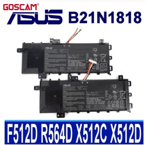 ✿Original Asus VivoBook X512D /Da V5000F D J Y5100U C21N1818-1 B21N1818-2แบตเตอรี่
