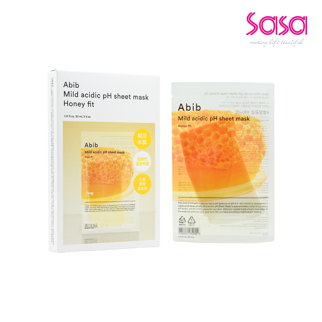 Abib Mild Acidic Ph Mask Honey 5pcs