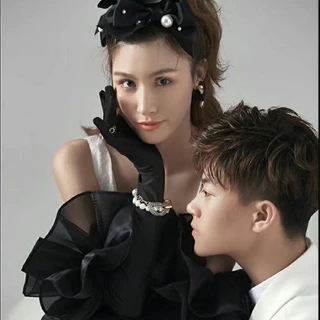 พร้อมส่ง❤ถุงมือแฟชั่น ถุงมือเจ้าสาวสไตล์วินเทจ สำหรับออกงาน ถ่าย