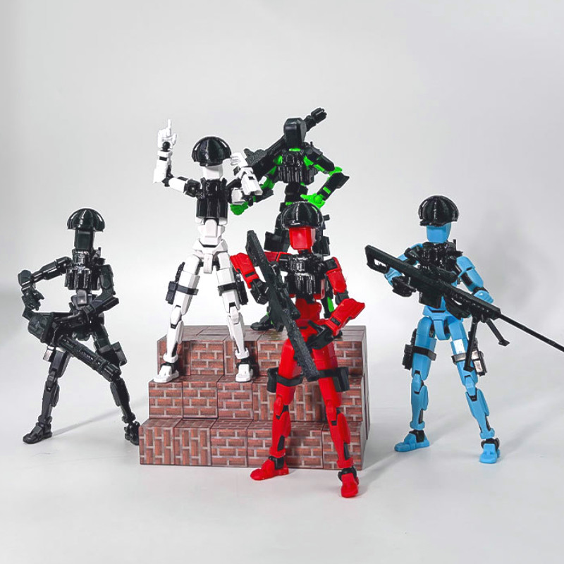 2025 ใหม่ Lucky 13 Dummy T13 Action Figure Dummy 13 ประกอบรุ่นเด็กของขวัญ