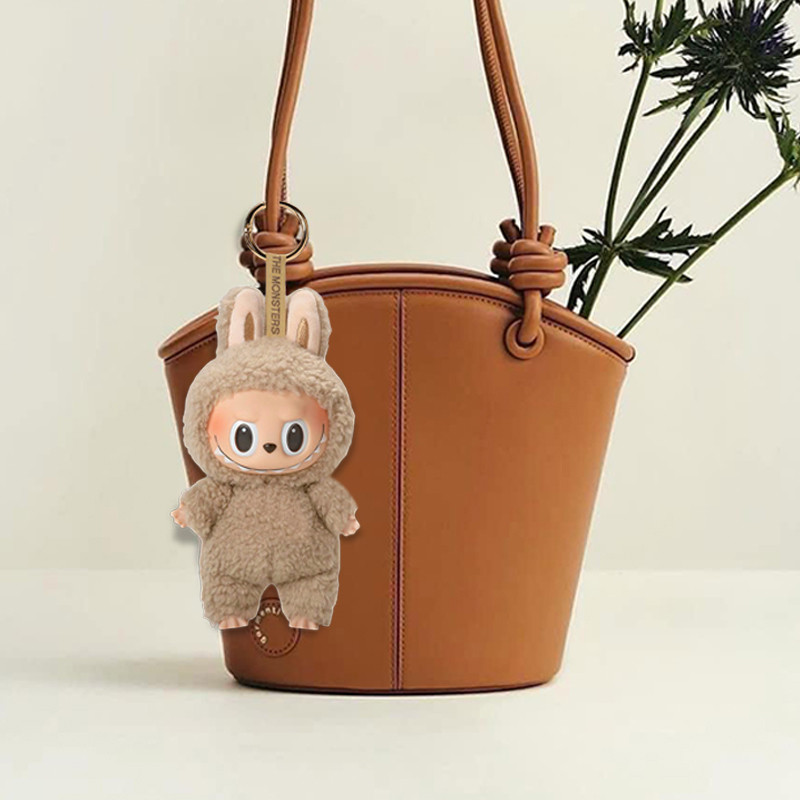 Evertoner Ladies Tote LABUBU กระเป๋าจี้ตุ๊กตาอุปกรณ์เสริม