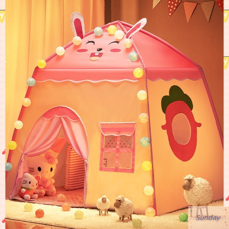 YTL เต็นท์เด็กบ้านตุ๊กตา Dream Castle แบบพับได้ น้ําหนักเบาและพกพาสะดวก