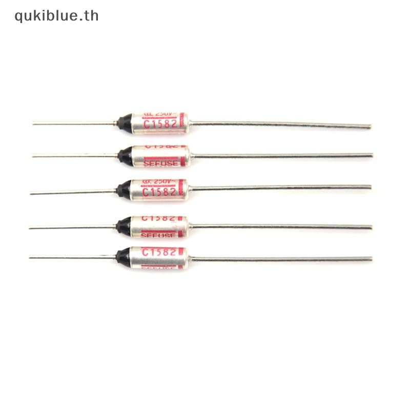 Qukiblue.th 5 ชิ้น SF214E Sefuse Cutoffs NEC ฟิวส์ความร้อน 216°C 216 องศาเซลเซียส 10A 250V TH